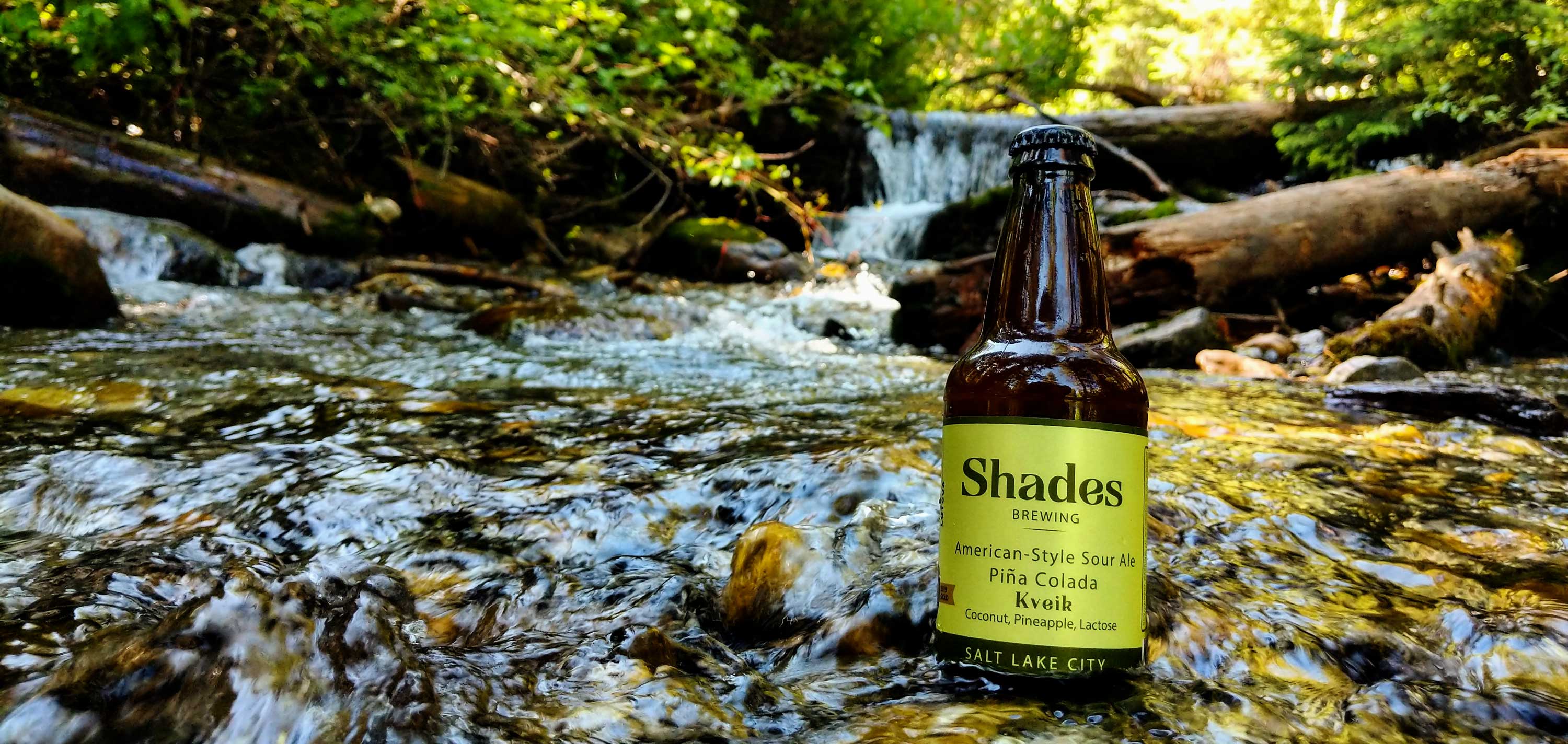 One of our favorite beers in a stream.